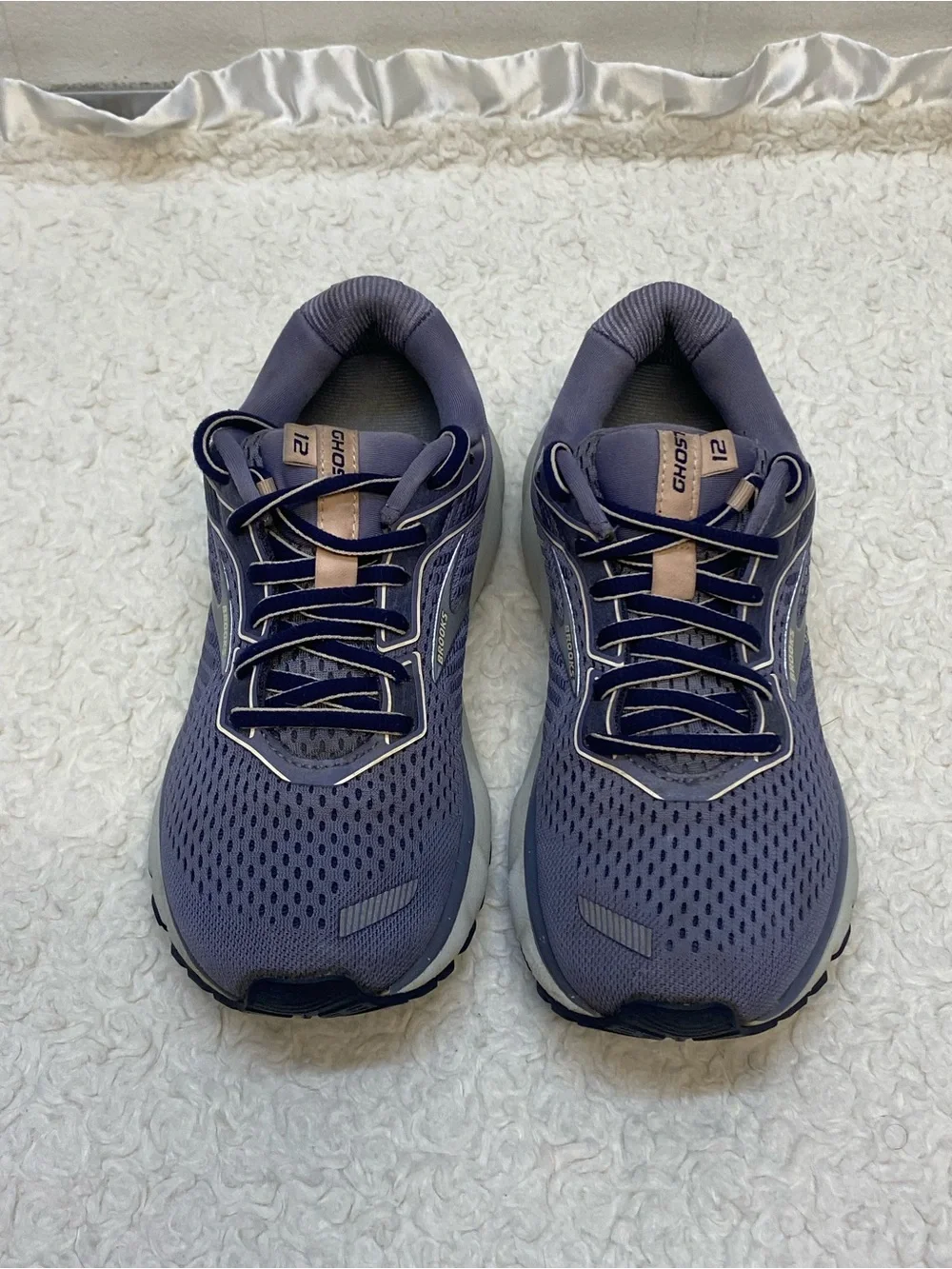 Brooks Ghost 12 Women's Running Shoes Blue Gray Athletic Sneakers Size 6